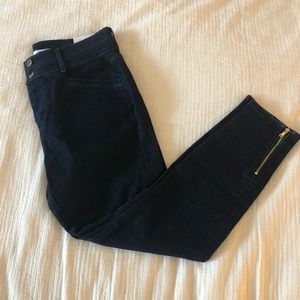 Loft Petite Ankle Zip Slim Pocket Skinny Jeans